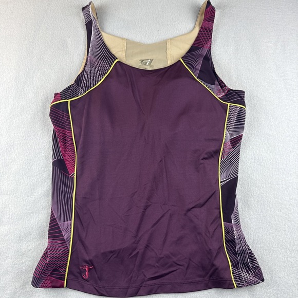 Tail Tech Built In Bra Sleeveless Tennis Tank Top Women's Size Medium - Picture 1 of 9